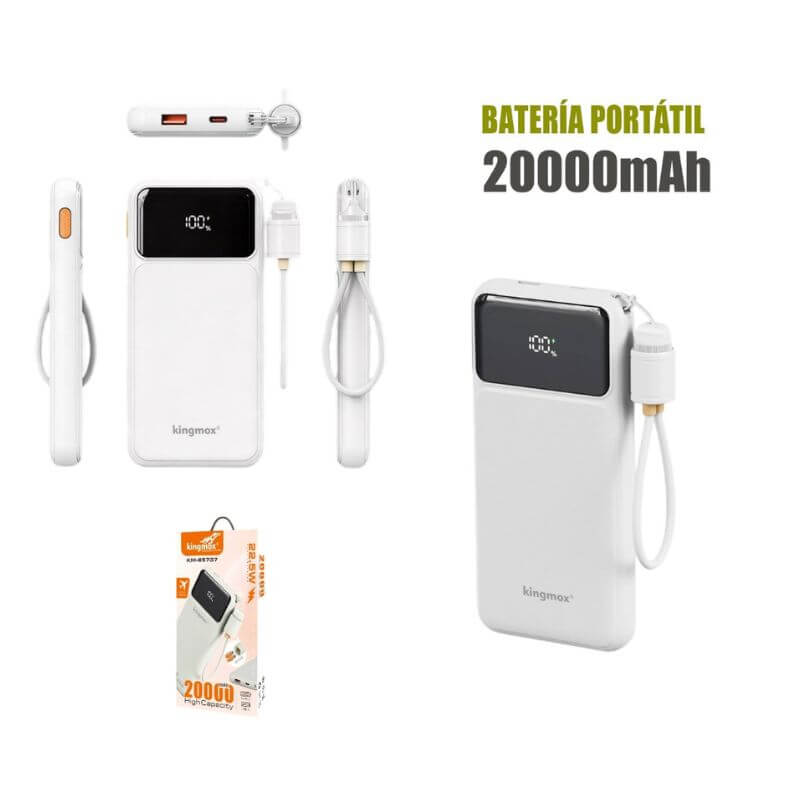 Batería Portátil 20000mAh 22.5W
