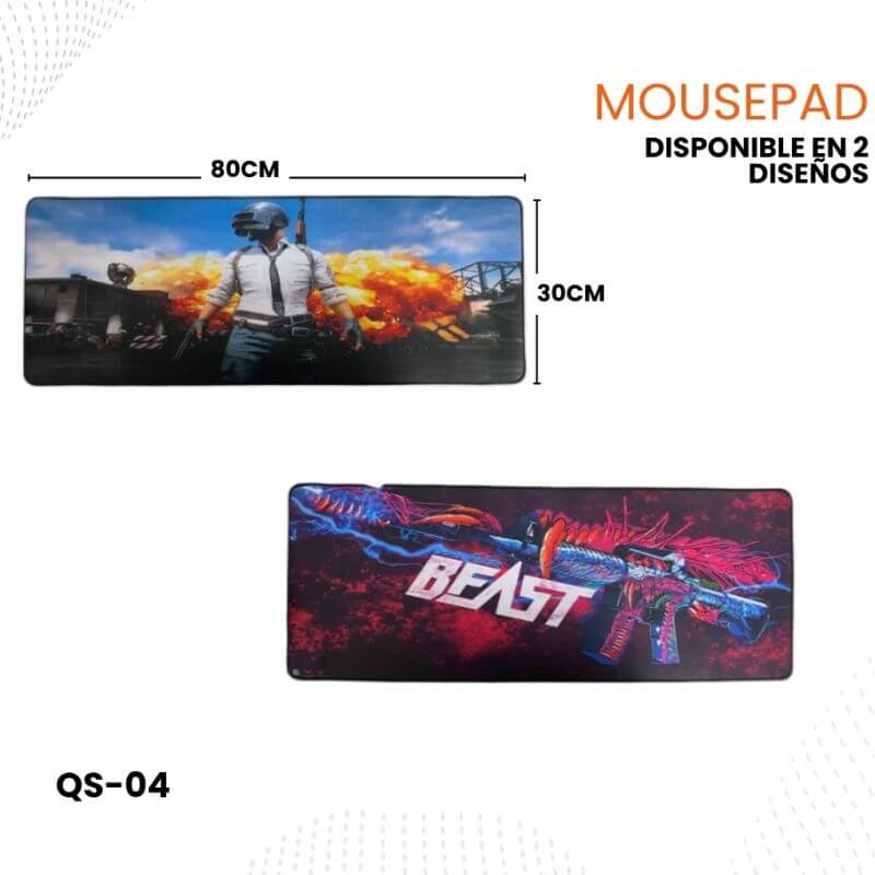 Mousepad Gaming 80 x 30 cm