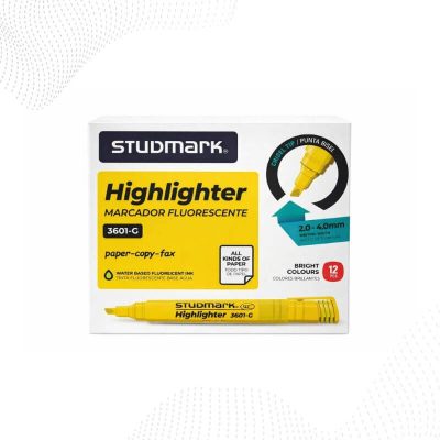 Marcador Resaltador Amarillo