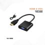Adaptador HDMI a VGA con salida de audio de 3.5 mm