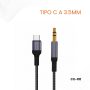 Cable Auxiliar 3.5 mm a USB Tipo C