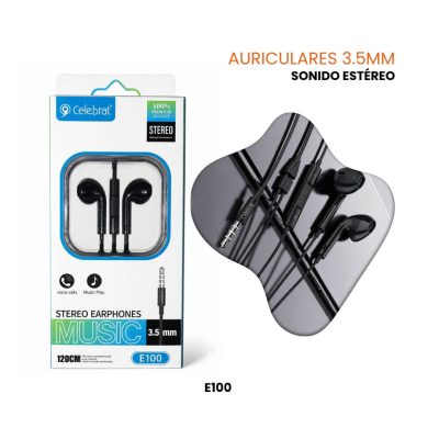 Audífonos  con Micrófono y Control Integrado 3.5mm