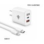 Cargador Rápido 35W Dual con Cable Tipo C a Lightning