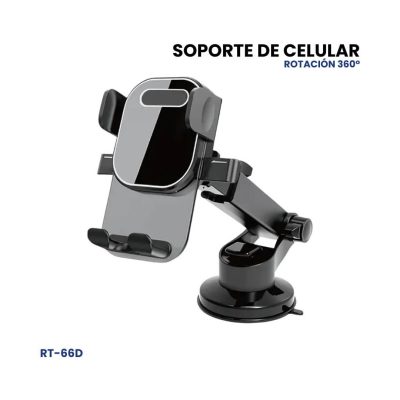 Soporte Universal para Celular con Brazo Ajustable y Ventosa