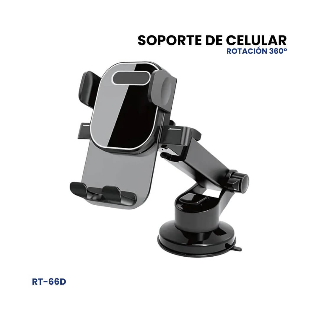 Soporte Universal para Celular con Brazo Ajustable y Ventosa